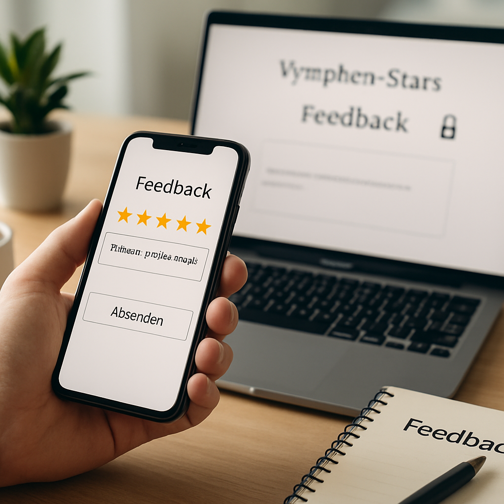 Kundennachverfolgung und Feedback bei Ymphets Stars ca917d11 1a1e 43c9 9f37 0d2b2b8eb036